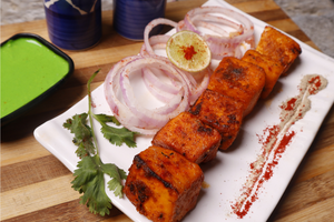 Paneer tikka . . . . . . . . . . . . . . . . . . . . . . . . .₹350