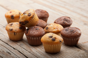 Whole Wheat  Chocochip Muffin. .  . . . .₹150