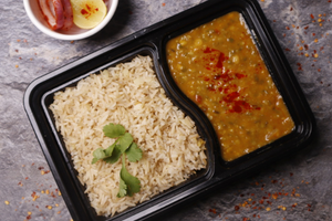 Panchranga Dal Combo with . . . . . . . . .₹285 Brown Rice/Wholewheat Paratha